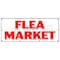 Signmission FLEA MARKET BANNER SIGN produce clothes discount kitchen fruit tools B-96 Flea Market - alternate 1